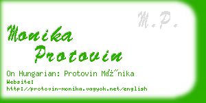 monika protovin business card